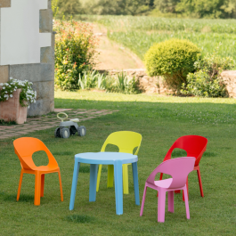 Chaise  et table polypropylène enfant