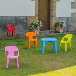 Chaise  et table polypropylène enfant