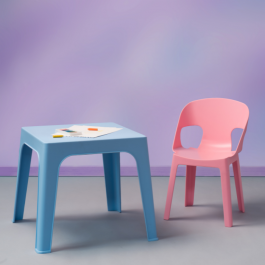 Chaise  et table polypropylène enfant