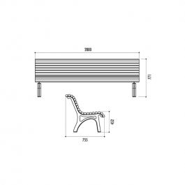 BANC URBAIN PLAZA