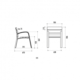 FAUTEUIL URBAIN MODO