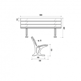 BANC URBAIN COLOGNE