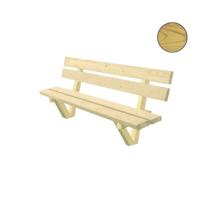 Banc Urbain offenbourg 199cm, piètement en pin du Nord traité autoclave classe IV (sans Cuivre, Chrome niArsenic) Banc Urbain offenbourg 199cm, piètement en pin du Nord traité autoclave classe IV (sans Cuivre, Chrome niArsenic)