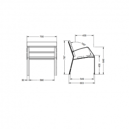 FAUTEUIL URBAIN MODO BOIS TECHNIQUE