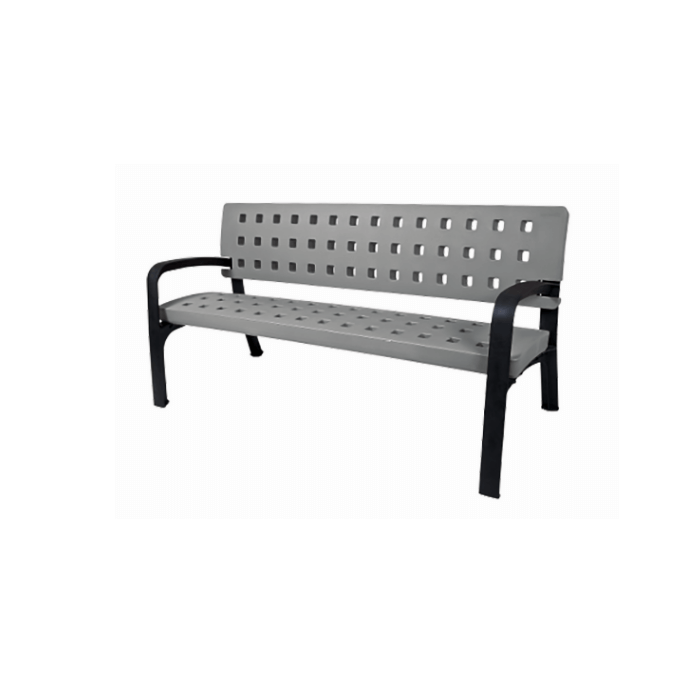 Banc urbain Modo plastique, 170cm ,Dossier, assise et piètement réalisés en polyéthylène 100% recyclable, traité anti-U.V, Banc urbain Modo plastique, 170cm ,Dossier, assise et piètement réalisés en polyéthylène 100% recyclable, traité anti-U.V,