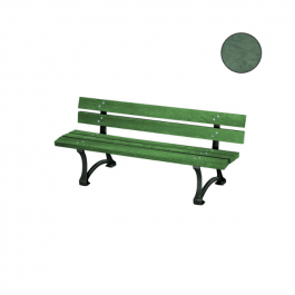 BANC EDIMBOURG 180 CM 5 LAMES RECYCLÉES