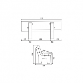 BANC URBAIN ARES