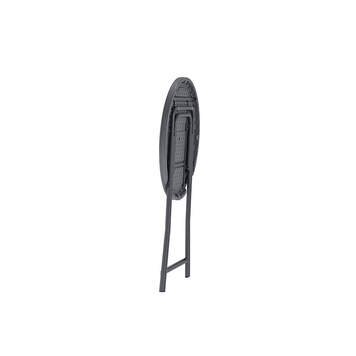 Table haute Ø800 mm, polyéthylène HDPE, pliante