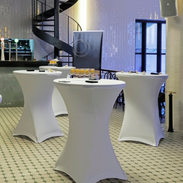 mange debout pliant, 80 cm gris foncé, plastique, résistante, solide, polyéthylène HDPE pur, recyclable, table 4 personnes