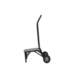 Chariot pour chaises empilables, Structure en acier 37.5cm en profondeur par 43cm en largeur, résistante, solide, recyclable,