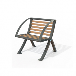 Banc Urbain lames  teck en compact