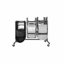 chariot LIAM, gris anthracite plastique, solide, polyéthylène, recyclable