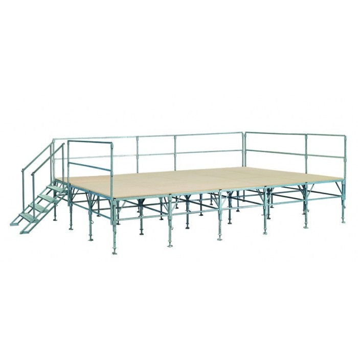 Podium modulable 488 x 366 cm multiplis, surface 17,86m2