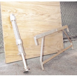 Chariot pour stockage lisse entretoise pied podium modulable
