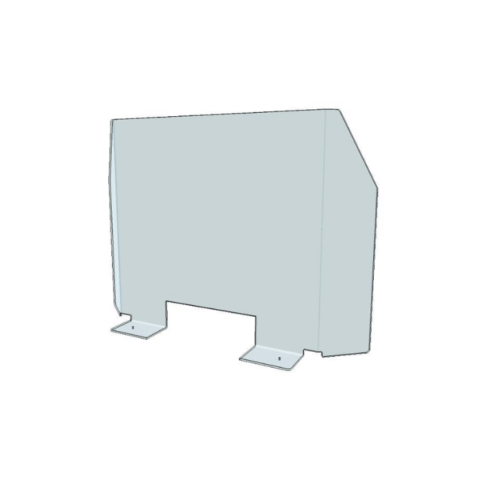 Protection plexiglas avec passe document Protection plexiglas avec passe document