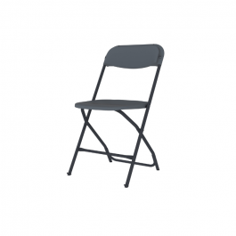 Chaise pliante Alex  ZOWN-Maxchief noir M1, gris, plastique, solide, polyéthylène HDPE pur, recyclable