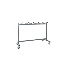 Chaises pliantes Prestige simili cuir noir - piètement noir M1, plastique, solide, polyéthylène HDPE pur, recyclable