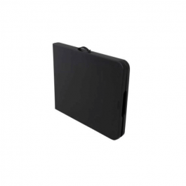 Tables valise pliantes, noir 183x76cm, plastique, résistante, solide, polyéthylène HDPE pur, recyclable, table 6 personnes