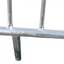 Barrières de Police 14 barreaux longueur 200x109 cm , résistante, solide Poids : 14,2 kg