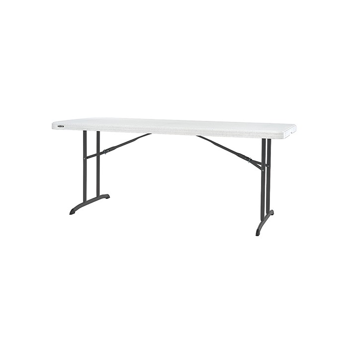 Tables pliantes, blanche nesting 183x76cm, plastique, résistante, solide, polyéthylène HDPE pur, recyclable, table 6 personnes Tables pliantes, blanche nesting 183x76cm, plastique, résistante, solide, polyéthylène HDPE pur, recyclable, table 6 personnes