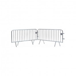 Lot de 100 Barrières de Police 14 barreaux longueur 2m