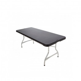 Table pliante polyéthylène noire nesting