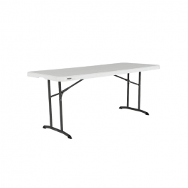 TABLE PLIANTE LIFETIME NESTING BLANCHE