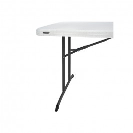 Tables pliantes, blanche nesting 183x76cm , plastique, résistante, solide, polyéthylène HDPE pur, recyclable, table 6 personnes