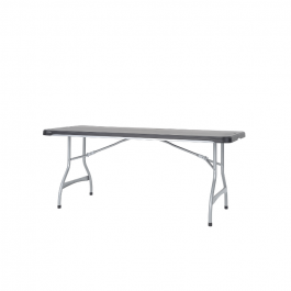 Table pliante polyéthylène noire nesting 183x76cm - Lifetime