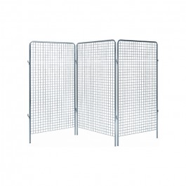 grilles d'exposition 2x1m de fabrication française , résistante, solide , recyclable Poids : 11,5 kg