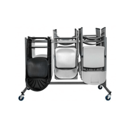 chaises jumbo pliante accrochable noir, plastique, résistante, solide, polyéthylène HDPE pur, recyclable