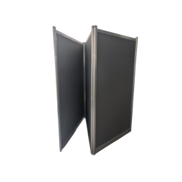 3 panneaux M3 200x100 reliés et pivotant - Multiflex