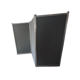 3 panneaux M3 200x100 reliés et pivotant - Multiflex