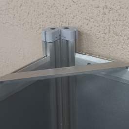 3 panneaux M3 200x100 reliés et pivotant - Multiflex