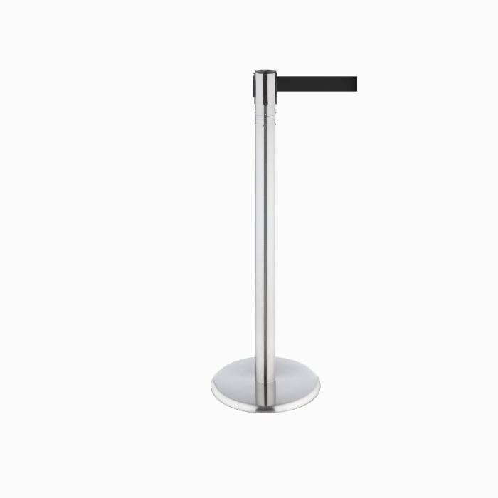 Poteau de guidage avec sangle  pour délimitation zone ou foule