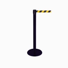 Poteau de guidage avec sangle  pour délimitation zone ou foule