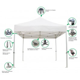 Stand Pliant 5x5m 25m²