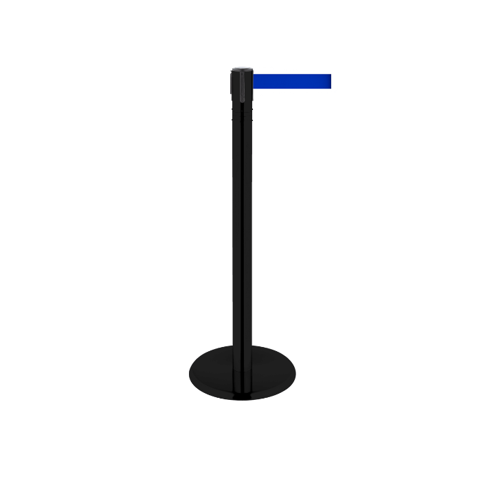Poteau de guidage avec sangle pour délimitation zone ou foule Poteau de guidage avec sangle pour délimitation zone ou foule