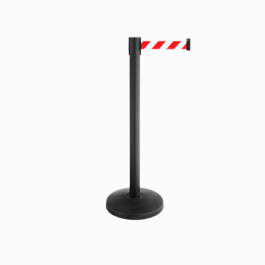 Poteau de guidage avec sangle  pour délimitation zone ou foule