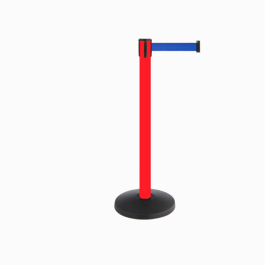 Poteau de guidage avec sangle  pour délimitation zone ou foule