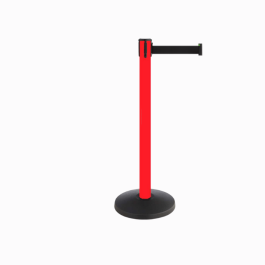 Poteau de guidage avec sangle  pour délimitation zone ou foule