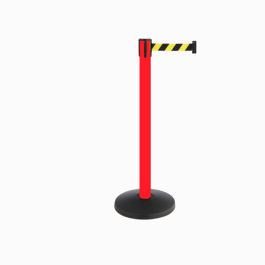 Poteau de guidage avec sangle  pour délimitation zone ou foule
