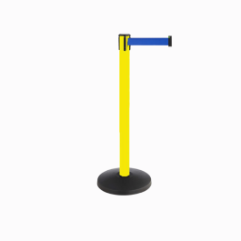 Poteau de guidage avec sangle  pour délimitation zone ou foule