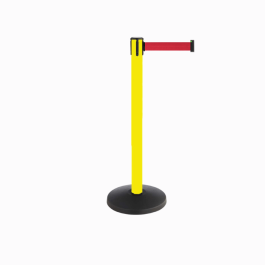 Poteau de guidage avec sangle  pour délimitation zone ou foule
