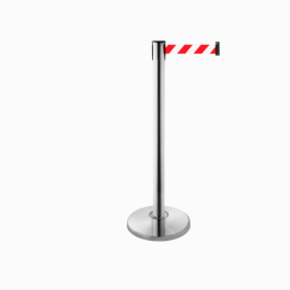 Poteau de guidage tube acier - base acier