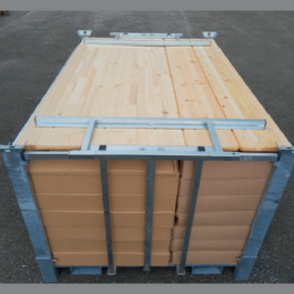 Rack de stockage cadenassable pour ensemble brasserie 200x80cm