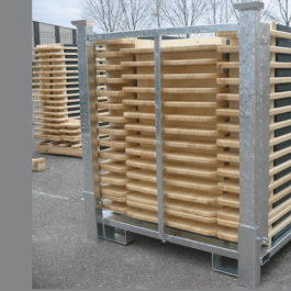 Rack de stockage cadenassable pour ensemble brasserie 220x70cm