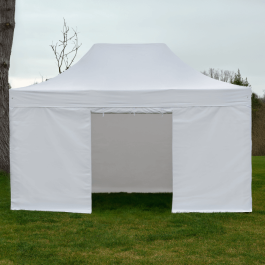 Stand Pliant Pro 3x4,5m - 13,5m², Tente, Barnum, Tonnelles, Chapiteaux, Kiosque, Tente de réception, Abri pliant