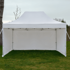 Stand Pliant Pro 3x4,5m - 13,5m², Tente, Barnum, Tonnelles, Chapiteaux, Kiosque, Tente de réception, Abri pliant