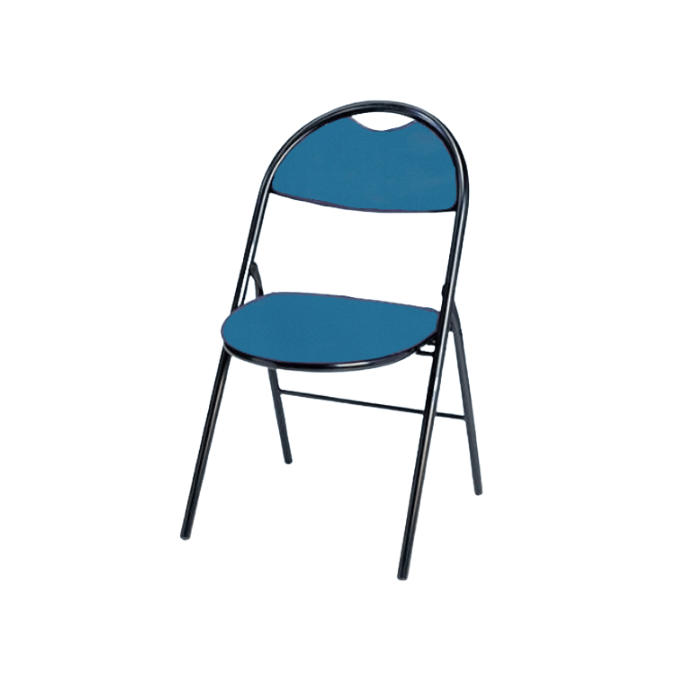 Chaise pliante Florence non accrochable tissu M1 BLEU PETROLE Chaise pliante Florence non accrochable tissu M1 BLEU PETROLE